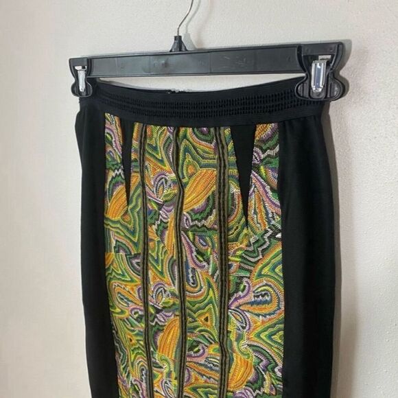 NEW Anthropologie Maeve Women's Embroidered Pencil Skirt Size 0 Multicolor - Picture 5 of 8